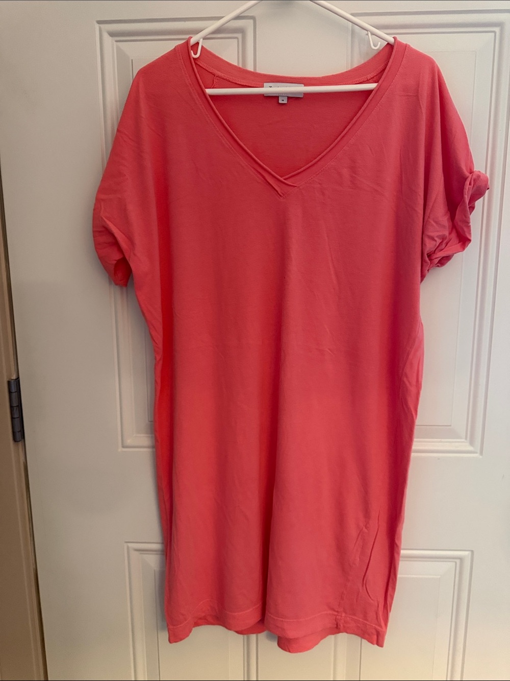 Michael Stars Coral V-Neck Tunic